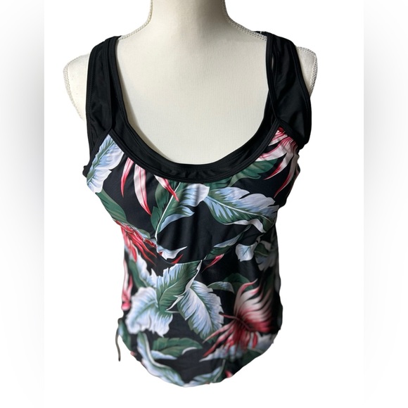 SUMMER MAE womens modest tankini w skirt bottom swimwear set size XL NWT - Picture 11 of 13